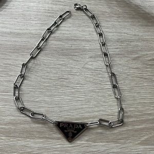 Repurposed Prada Necklace